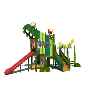 Bütçe dostu ahşap Playsets: parklar ve okullar için özelleştirilmiş