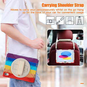 Thick Silicone Shockproof Rugged <strong>Tablet</strong> <strong>case</strong> For IPad 10th Generation 10.9 Inch 2022 Heavy Duty Cover With Shoulder Strap Stand