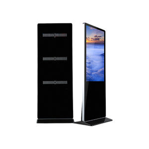 Layar Sentuh Digital Signage Jaringan 50-inci yang Berdiri di Lantai - Tampilan Streaming Langsung FHD untuk Bisnis/Acara/Ritel/Promosi - Product Image 1