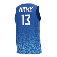 Jersey Voli Pria Kustom Tanpa Lengan, Bahan Polyester 100% Bernapas, Cepat Kering, Cetak Transfer Panas Kelas Profesional