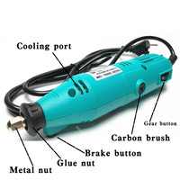 Kit de meuleuse rotative 388PC, mini-meuleuse électrique à vitesse variable 130W, accessoire d'outil de gravure pour le bricolage