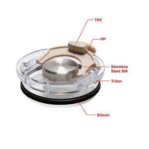 Nayad 22oz Tasse Isotherme À Double Paroi Acier Inoxydable 304 Isolation 24h Couvercle Transparent Bureau Trajet Custom OEM - Product Image 6