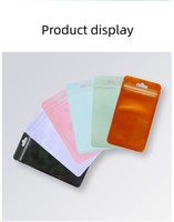 Sacs Ziplock Transparents Brillants Personnalisés pour Téléphones Portables, Bijoux, Boucles d'Oreilles, Sacs à Fermeture Éclair en Mylar pour Cadeaux, Anti-Odeur