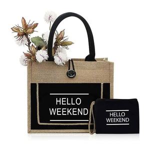 Custom High Quality Custom Logo Printed <b>Foldable</b> Jute Grocery Tote <b>Bag</b> Eco-Friendly Recyclable Linen Jute Shopping <b>Bag</b> - Product Image 1