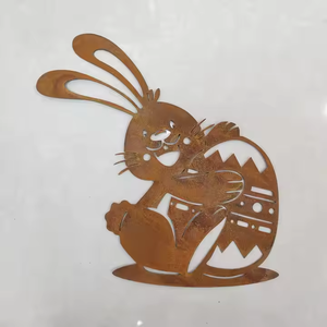 ของตกแต่งผนัง ของตกแต่งโต๊ะ ศิลปะโลหะสนิมสำหรับสวน - Product Image 1