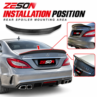 Aileron arrière de coffre style PSM en fibre de carbone pour Mercedes-Benz W218 CLS300 CLS350 CLS400 CLS500 CLS63 AMG Berline 2012-2017