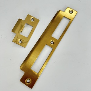 Plaque de gâche de porte en acier inoxydable 201 avec loquet pêne dormant matériel d'estampage personnalisé pour cadre de porte <span class=keywords><strong>et</strong></span> montant - Product Image 2
