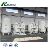 Générateur d'azote ChenRui modèle CBN contrôlé par PLC, 200 Nm³/h, avec station de remplissage et collecteur de gaz, pureté de 95 % à 99,999 %