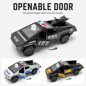 New Design 1:36 Scale Mini Diecast Pickup Truck Model Open Door Pull-back Alloy Metal <strong>Toy</strong> <strong>Car</strong> with Wheels Movable YZ Model - Product Image 3