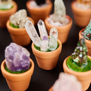 Kristal Alami Batu Mentah Kristal Putih Bijih Kerikil Dekorasi Pot Hiasan Rumah Meja Ornamen Mobil - Product Image 3