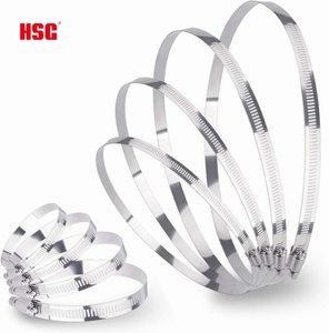 Accesorios de soporte de tubo de pezón de poste de tubo grande ajustable de palanca de acero inoxidable para carpintería abrazadera de manguera de tipo americano - Product Image 3