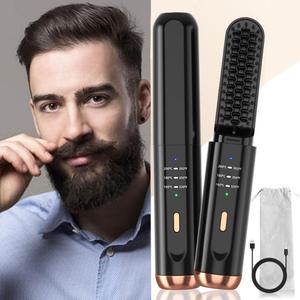 Lisseur de cheveux sans fil, fer à lisser, peigne chauffant, brosse lissante sans fil - Product Image 4