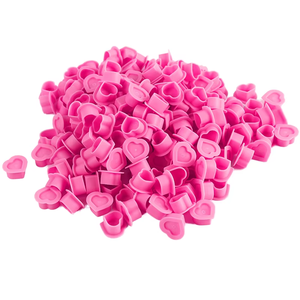 Stable Base Disposable Silicone Heart Shape Tattoo Ink Cup Permanent <b>Makeup</b> Pigment <b>Holder</b> Container Accessories - Product Image 1