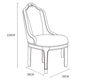 Style européen Meubles de Salle Table À Manger Rectangulaire Ensemble en Bois De <span class=keywords><strong>Bouleau</strong></span> Massif Table avec 6/8 Chaises Meubles - Product Image 6