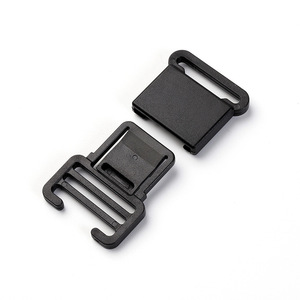 <b>Adjustable</b> Plastic Buckle 25mm Inner Diameter Black Safety Buckle For Bag Waist <b>Strap</b> Accessory Spring 2024 - Product Image 3