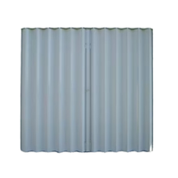 Fenêtre à persiennes horizontales en aluminium à double panneau, ouverture horizontale, fenêtre de ventilation à double panneau en aluminium