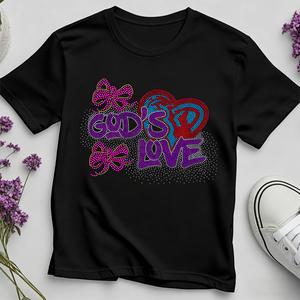 Vente en gros usine – Transfert thermocollant en strass motif chrétien pour T-shirt - Product Image 2