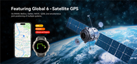 DM59 GPS-sporthorloge Hartslag SpO2 Stress Slaap