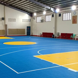 Sân bóng rổ ngoài trời 3x3 cỏ nhân tạo mô-đun chống trượt với giảm tiếng ồn cho sàn thể thao sân sau - Product Image 2