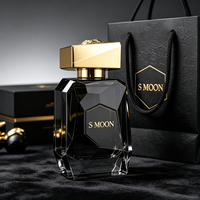 Vente en gros de flacons de parfum en verre transparent de haute qualité, 30 ml, 50 ml, 100 ml, flacons de parfum en verre vides personnalisables