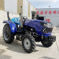Forte puissance 80 HP charrue pose tracteurs rizière ferme tracteur à roues multifonctionnel remplaçable accessoire tracteurs cultivateur