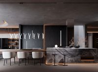 Solution de projet de villa à guichet unique Conception de cuisine et de salle de bain personnalisées avec service