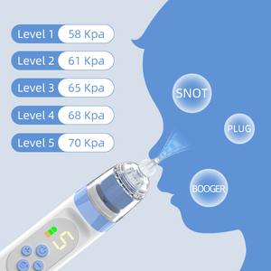 Aspirador <span class=keywords><strong>Nasal</strong></span> eléctrico para la nariz del bebé, dispositivo de succión <span class=keywords><strong>Nasal</strong></span> eficiente, limpiador de nariz para bebé, cuidado de la nariz, succión, eliminación de moco - Product Image 4