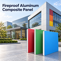 Panneau composite en aluminium ignifuge de 4 mm, 4x8 pieds, motif ardoise, ACP pour façade de comptoir d'exposition