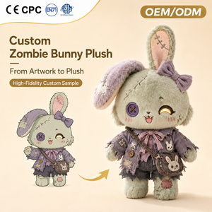 Juguete de <span class=keywords><strong>Peluche</strong></span> Personalizado al por Mayor de Fábrica, Hecho Según su Diseño o Ilustración, Muñeco de Personaje Mascota OEM ODM, Muestra de Calidad - Product Image 2