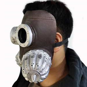 Maschera per Feste di Halloween e Natale, Cappuccio Horror, Drag Queen, Suore, Maschera Integrale in Latex, Divertente, Spaventosa, Zombie Sanguinante - Product Image 3