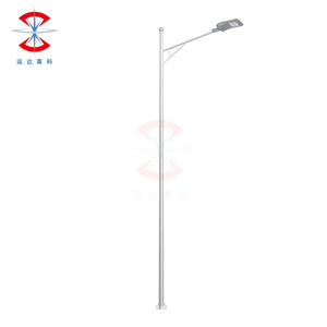 جودة عالية 6 م 7 م 8 م 9 م شمسي مجلفنة معدنية مستعملة لإضاءة الشوارع أعمدة فولاذية مستديرة مدببة مربعة - Product Image 1