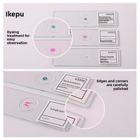 Portaobjetos de Vidrio para Microscopio Biológico con Secciones de Especímenes de Animales/Plantas/Células Animales y Bacterias para Niños y Estudiantes