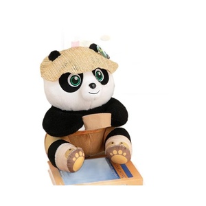 Black and White <b>cat</b> <b>Plush</b> Pillow - Cute Black and White <b>cat</b> <b>Plush</b> Toy, Suitable for Boys and Girls As a Festival Gift - Product Image 2