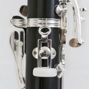 <span class=keywords><strong>Clarinete</strong></span> <span class=keywords><strong>de</strong></span> Buena Calidad, 17 Llaves, Tono Bb, <span class=keywords><strong>Instrumento</strong></span> Musical, Cuerpo <span class=keywords><strong>de</strong></span> Acrílico, Llaves Plateadas, con Estuche - Product Image 4