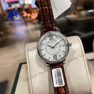 Reloj Clásico para Mujer en Oferta, con Correa de Acero y Diamantes, Estilo Ejecutivo de Lujo, Movimiento Ronda, del Fabricante Longinesing - Product Image 2