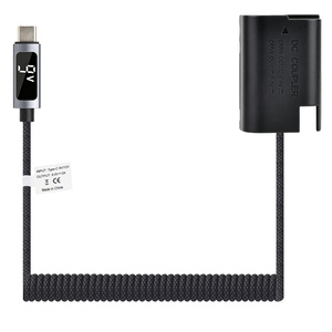 Batería Ficticia DMW-BLK22 BLK22 BLF19 DCC17 DCC12 con Tipo-C y LED para Cámaras Panasonic <span class=keywords><strong>Lumix</strong></span> S5, S5 II, GH6, <span class=keywords><strong>GH5</strong></span> II, G9 II - Product Image 1