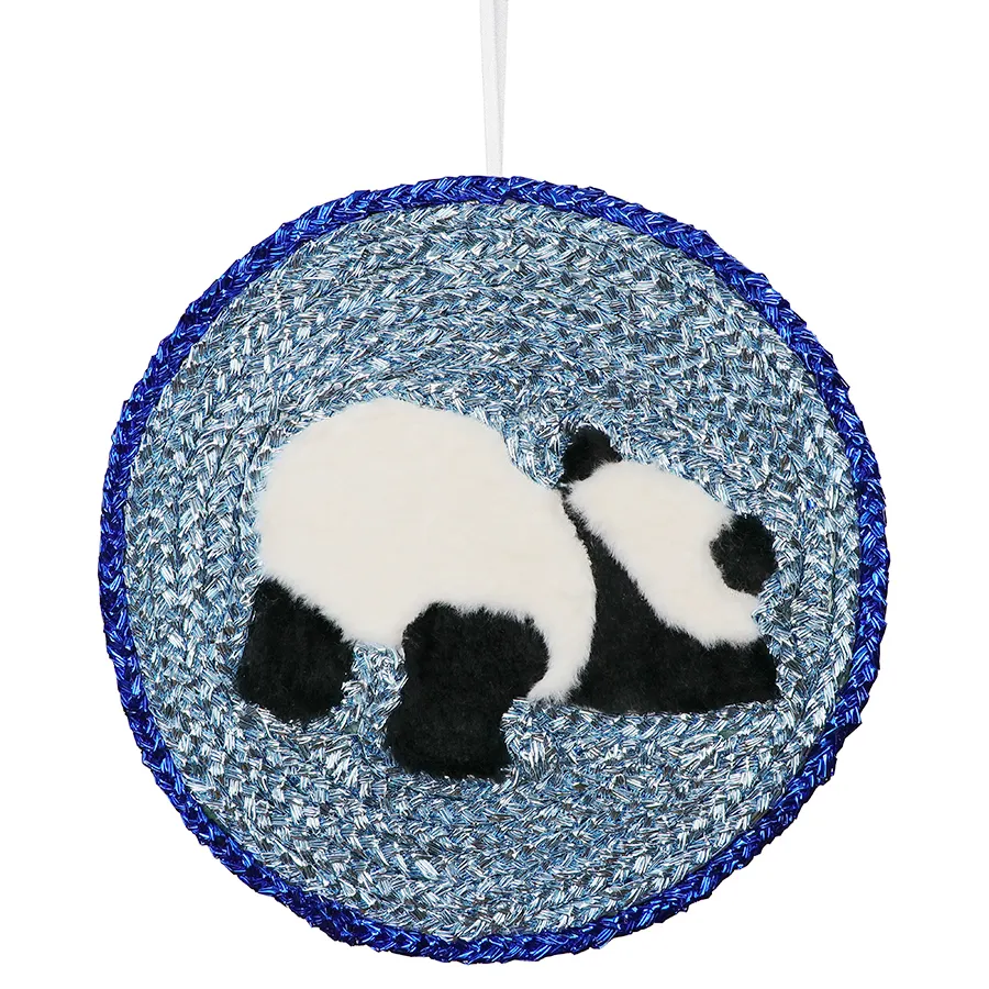 Walldecor Show Pieces Gifts Wall Decor PET woven Hangings Art Panda Decorations Cute Home decor