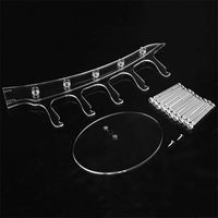 Présentoir à Lunettes en Acrylique pour 5 Paires – Organisateur de Rangement pour Bijoux et Lunettes – Idéal pour la Vente