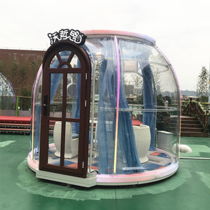 Lều Hình Vòm Ngoài Trời Trong Suốt 100% Phổ Biến Lều Lều Cắm Trại Cho Nhà Hàng Mái Vòm Bong Bóng Polycarbonate Cho Cắm Trại Du Lịch - Product Image 3