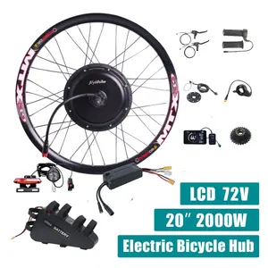 48v 52v 1500w 2000w 3000轮毂电机ebike转换套件1500w 2000w 3000w电动自行车自行车转换套件