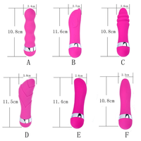 Fabrikverkauf: Leiser Vibrator für Masturbation, 6 Mini-AV-Stäbe, IPX6 wasserdicht, umweltfreundliches Silikon, Klitorisstimulator