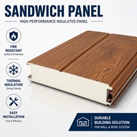 Sistem Dinding dan Atap Panel Sandwich EPS untuk Proyek Konstruksi Gudang dan Bengkel Struktur Baja