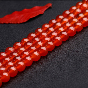 Vente en gros de cornaline 4/6/8/10/12mm perles d'<span class=keywords><strong>agate</strong></span> <span class=keywords><strong>rouge</strong></span> rondes en vrac en pierre naturelle - Product Image 3