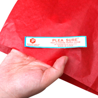 Papier Glassine coloré transparent 21GSM pour l'emballage alimentaire pour cadre photo et utilisation de bougies