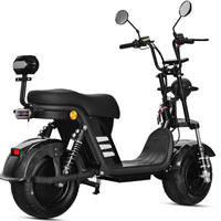 Scooter Urbain Sportif Haute Performance 2025 avec Moteur Brushless 60V 1000W, Vitesse 60km/h, Grandes Roues, Type Streetbike