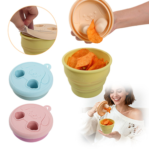 Scatola Regalo Creativa per Alimenti, Contenitore Pieghevole in Silicone per Microonde con Copertura per Dita - Product Image 5