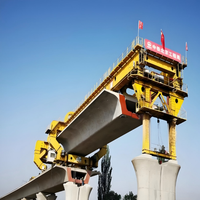Equipo de lanzamiento de vigas de alta calidad para autopistas y ferrocarriles, pórtico de lanzamiento avanzado, alcance de 30-50m, capacidad de 200t, motor de servicio A5-A7