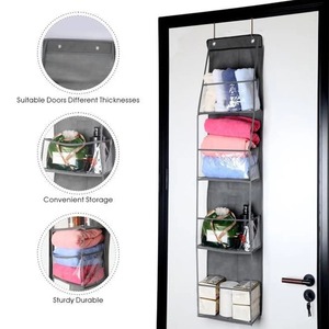 Las bolsas de almacenamiento colgantes ahorran espacio para un almacenamiento en capas, son resistentes y no se deslizan fácilmente, ideales para organizar utensilios del hogar. - Product Image 4