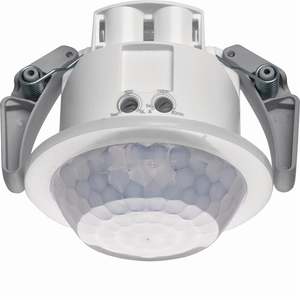 EER505 ปรับแต่งได้ด้วยตัวตรวจจับความเคลื่อนไหว Hagers Corridor 360 องศา 230V AC แบบติดตั้งฝังเพดาน ระยะตรวจจับ 30x5 เมตร - Product Image 1