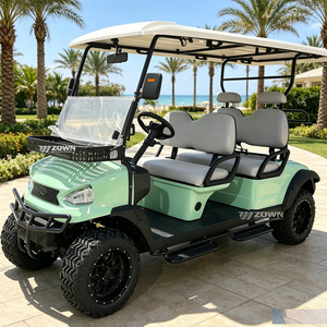 Voiturette de golf électrique 4 places, batterie lithium haute capacité, sièges confortables, plusieurs options de couleurs, idéale pour les centres de villégiature - Product Image 1
